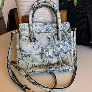RARE** Tory Burch snake skin cross body